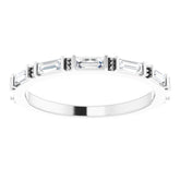 Platinum 3/8 CTW Natural Diamond Anniversary Band